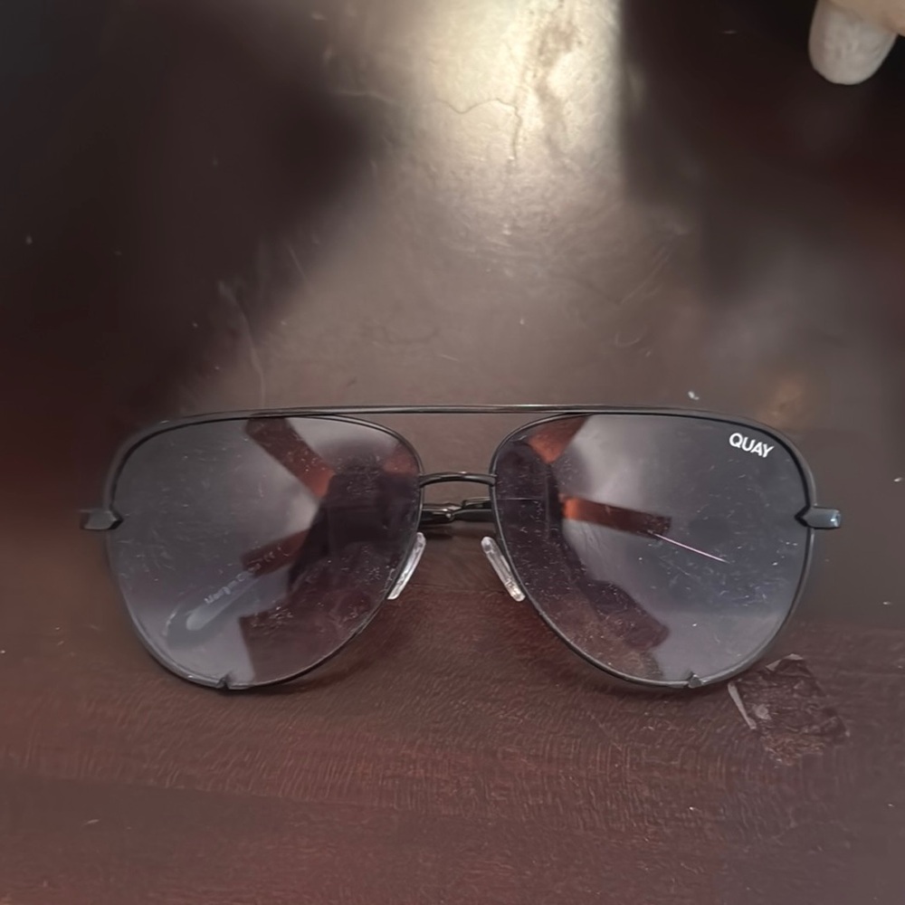 Quay Australia Black Modern Glasses